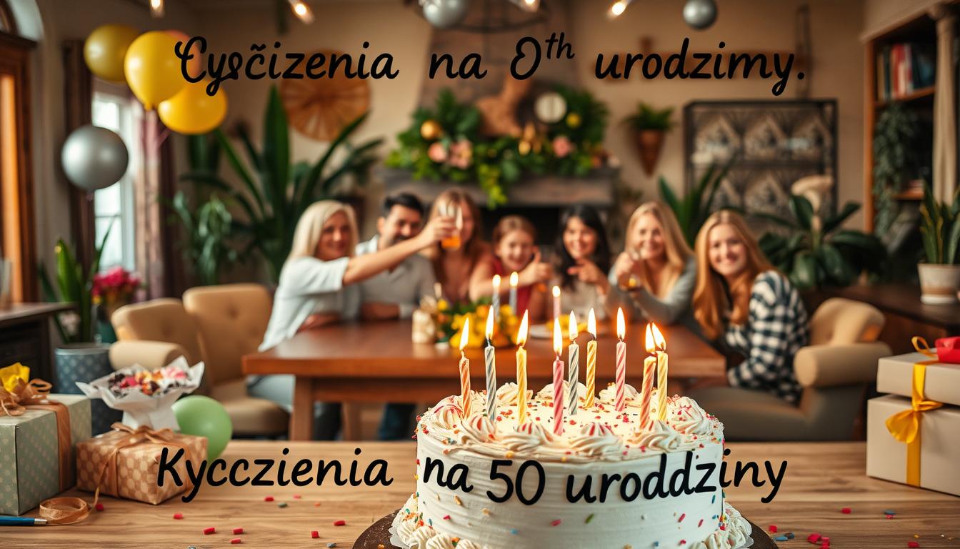 Życzenia na 50 urodziny